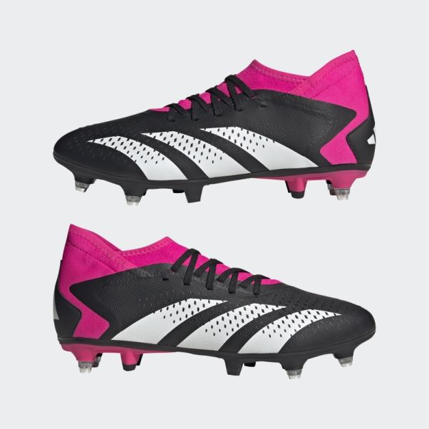 Adidas Predator Precision.3 Chaussures De Sol Souple Rose Mode