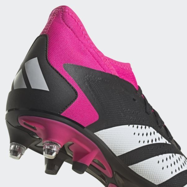 Adidas Predator Precision.3 Chaussures De Sol Souple Rose Mode