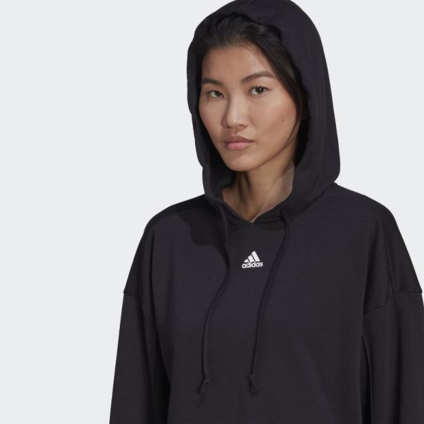 Sweat à Capuche Hyperglam French Terry Noir Adidas