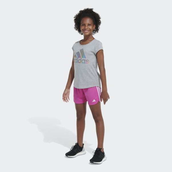 Short En Maille 3s23 Adidas Fuchsia