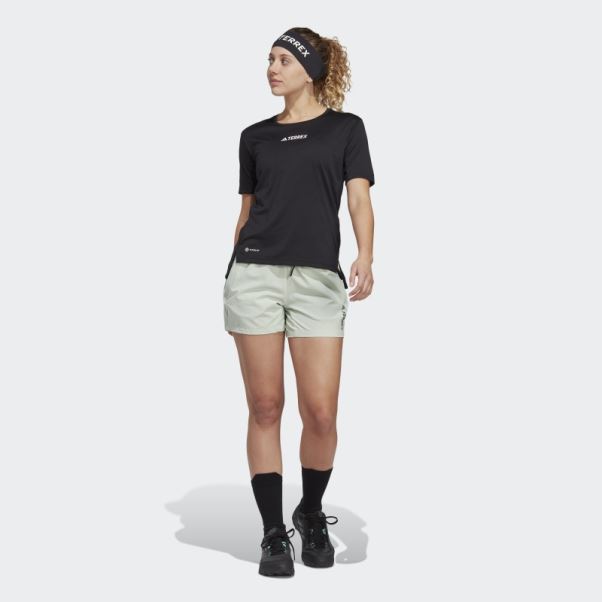 Short De Randonnée Vert Terrex Liteflex Adidas