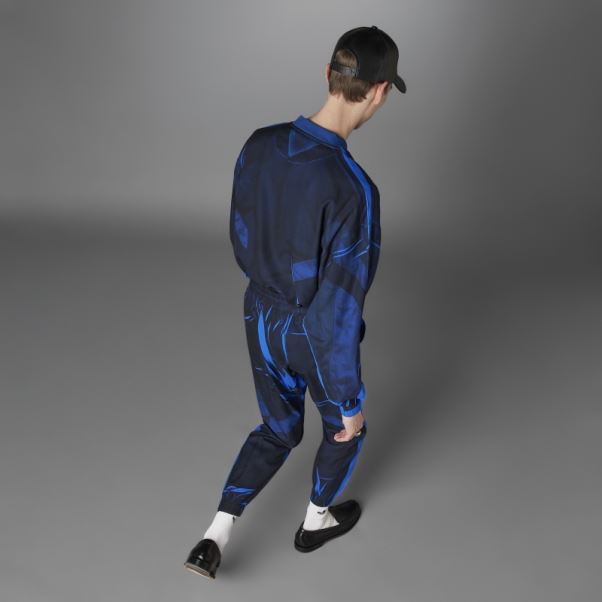 Pantalon De Survêtement De Football Adidas Blue Version Fabric Block Bleu