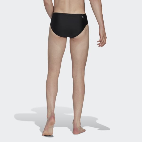 Maillot De Bain Noir Avec Inscription Adidas