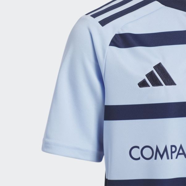 Maillot Domicile Kansas City 23/24 Bleu Fluo Adidas