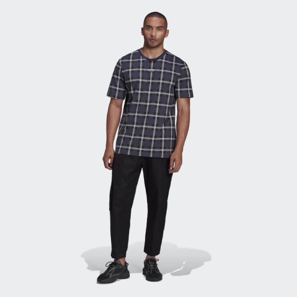 R.Y.V. Tee Shirt Carreaux Multicolore Adidas
