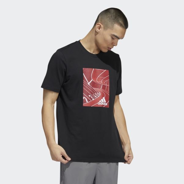 Basics Photo Real T-shirt Graphique Adidas Noir