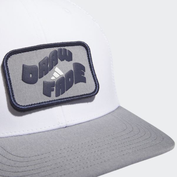 Bonnet Deux En Un Avec Patch Amovible Blanc Adidas