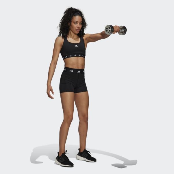Legging Court Techfit Noir Adidas