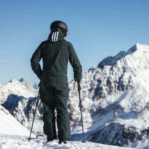 Combinaison De Neige Terrex Gore-tex 3 Couches Vert Adidas