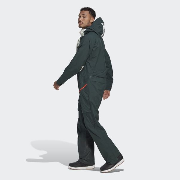 Combinaison De Neige Terrex Gore-tex 3 Couches Vert Adidas