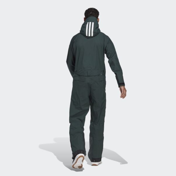 Combinaison De Neige Terrex Gore-tex 3 Couches Vert Adidas