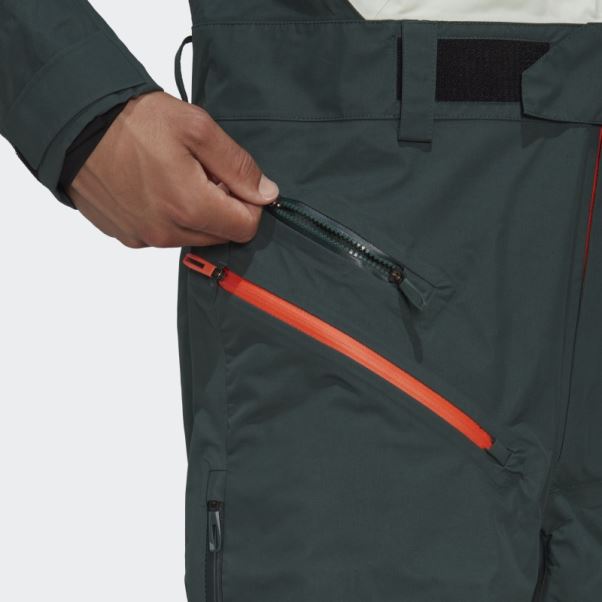 Combinaison De Neige Terrex Gore-tex 3 Couches Vert Adidas