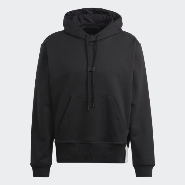 Sweat à Capuche En Molleton épais Noir Lounge Adidas