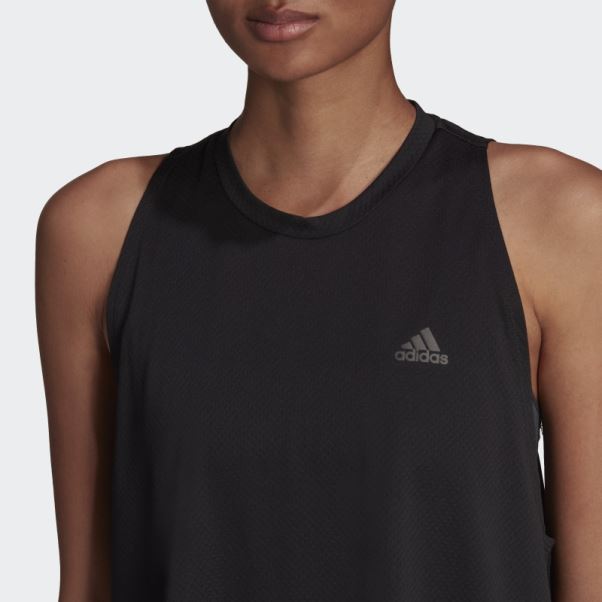Run Icons Débardeur Running Adidas Noir