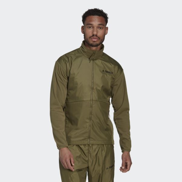 Veste Polaire Multi Primegreen Adidas Olive
