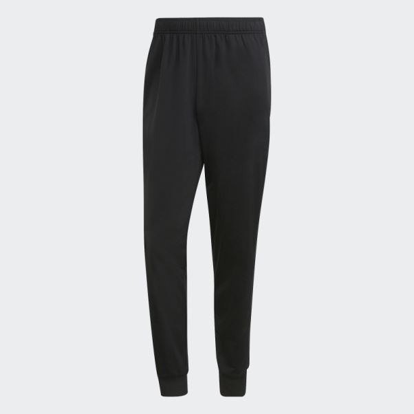 Pantalon De Survêtement Fuselé à 3 Bandes Adidas Essentials Warm-up Noir