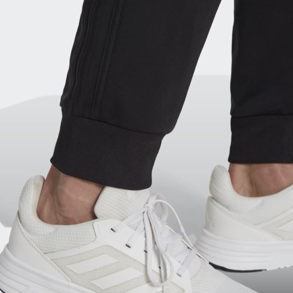 Pantalon De Survêtement Fuselé à 3 Bandes Adidas Essentials Warm-up Noir