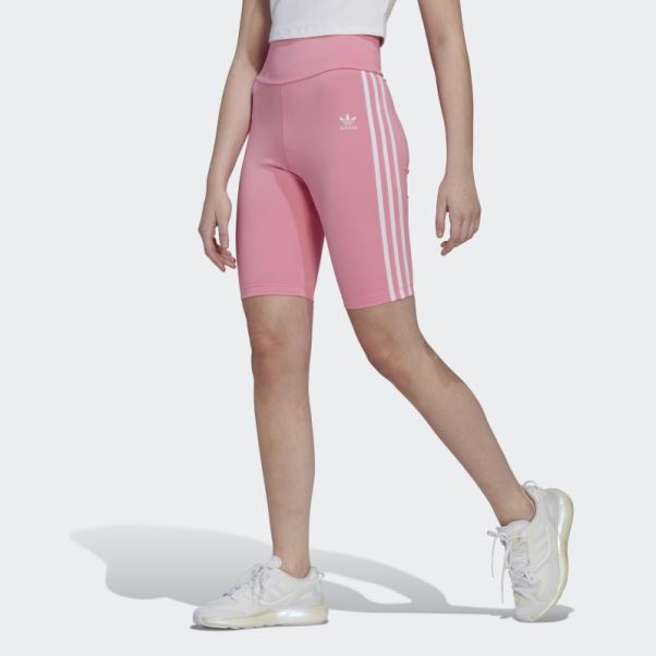 Collant Court Taille Haute Adicolor Classics Primeblue Adidas Rose