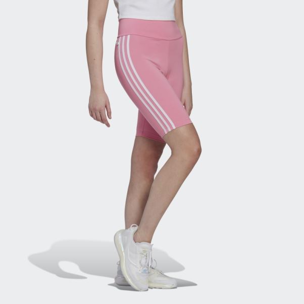 Collant Court Taille Haute Adicolor Classics Primeblue Adidas Rose