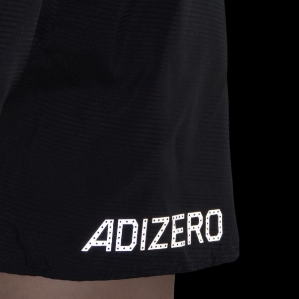 Short Fendu Adidas Adizero Running Noir