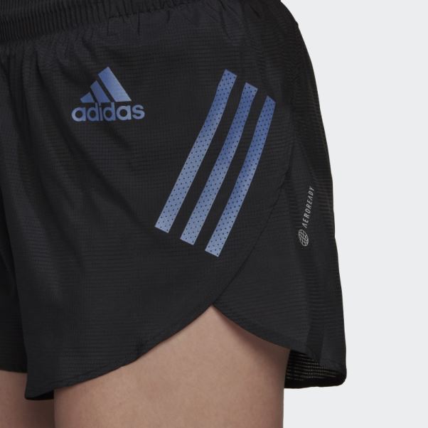 Short Fendu Adidas Adizero Running Noir
