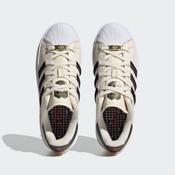 Adidas Superstar Bonega Or Métallique