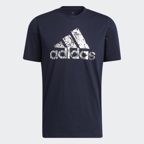 écusson En Aluminium Liquide Du T-shirt Graphique De Sport Encre Adidas