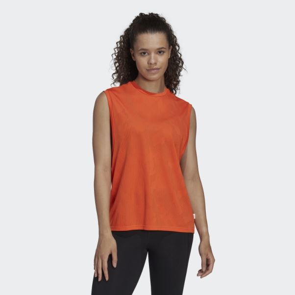 Débardeur De Running Adidas Made To Be Remade Orange