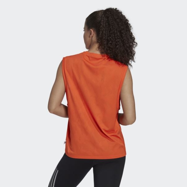 Débardeur De Running Adidas Made To Be Remade Orange