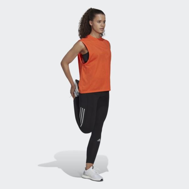 Débardeur De Running Adidas Made To Be Remade Orange