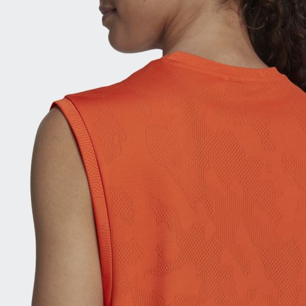Débardeur De Running Adidas Made To Be Remade Orange