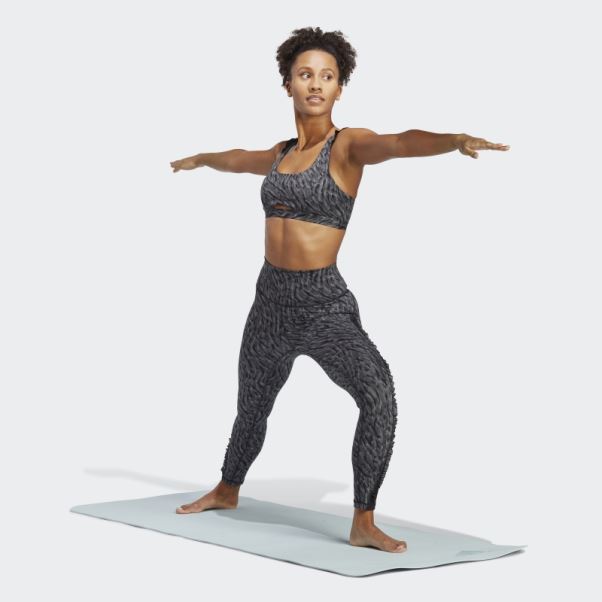 Adidas Yoga Studio Clash Print 7/8 Legging Noir