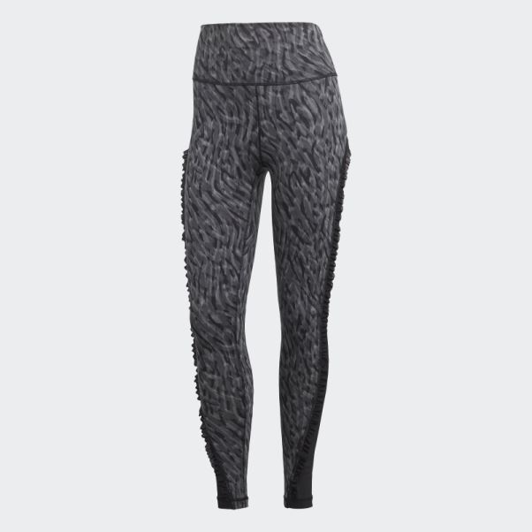 Adidas Yoga Studio Clash Print 7/8 Legging Noir