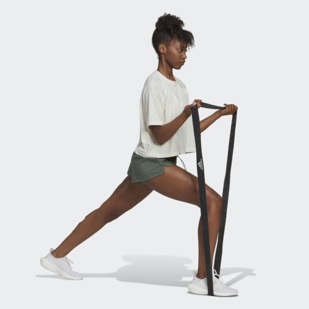 Short Pacer Perforé Adidas Vert Oxyde