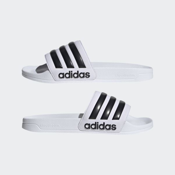 Adidas Adilette Shower Slides Blanc/noir