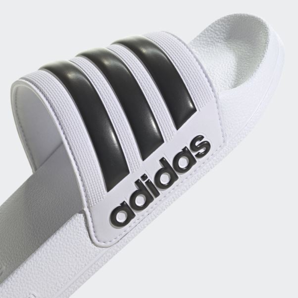 Adidas Adilette Shower Slides Blanc/noir