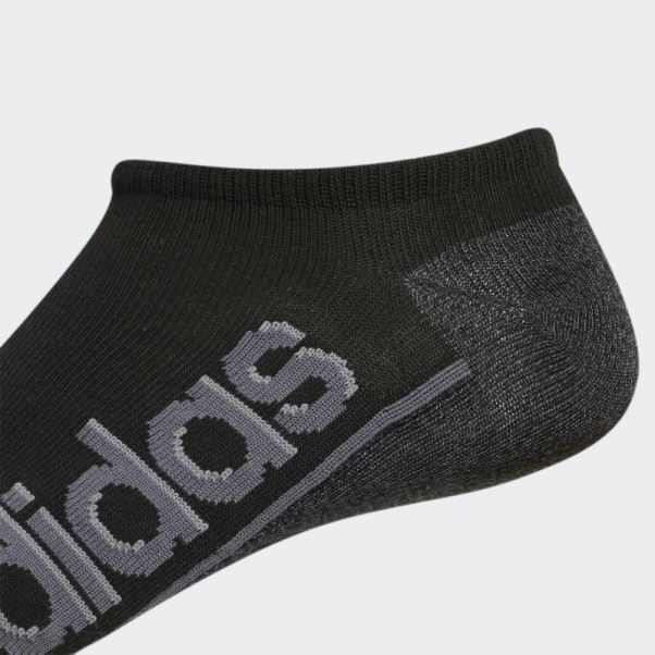 Chaussettes Invisibles Adidas Superlite Linear 3 Noires 6 Paires