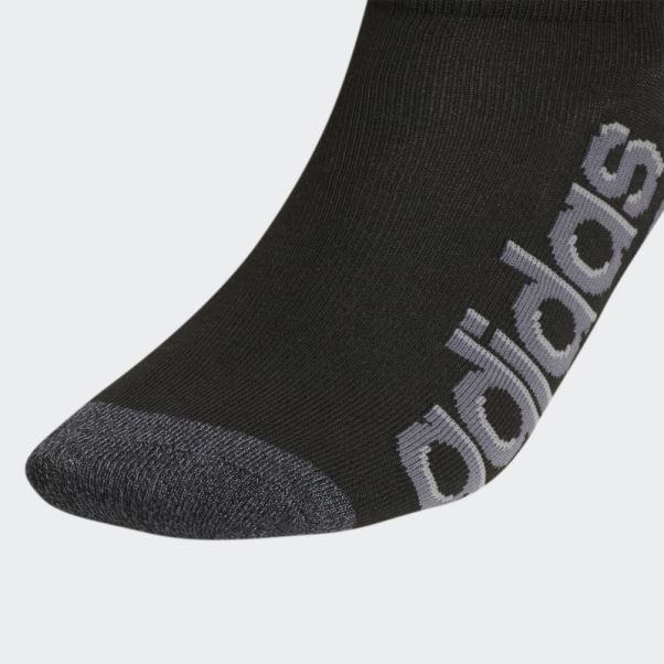 Chaussettes Invisibles Adidas Superlite Linear 3 Noires 6 Paires