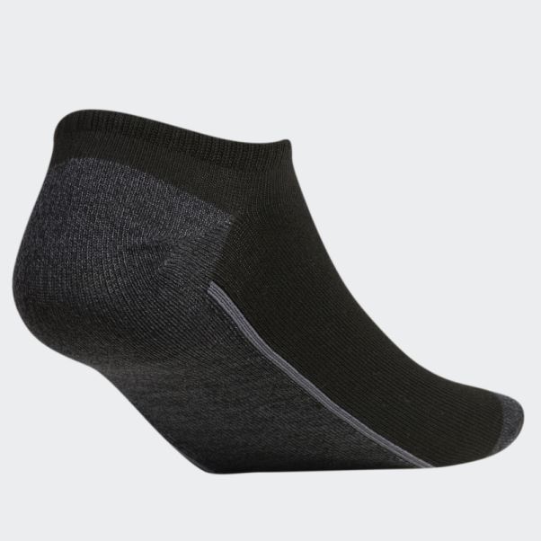 Chaussettes Invisibles Adidas Superlite Linear 3 Noires 6 Paires