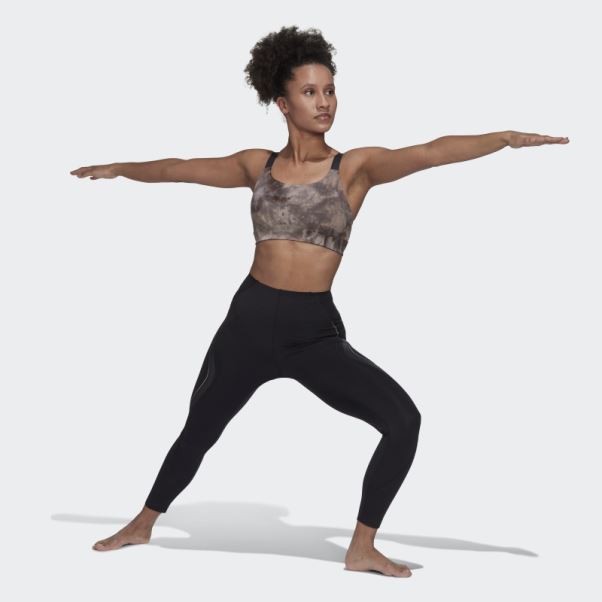 Soutien-gorge Adidas Yoga Studio Light-support En Aluminium