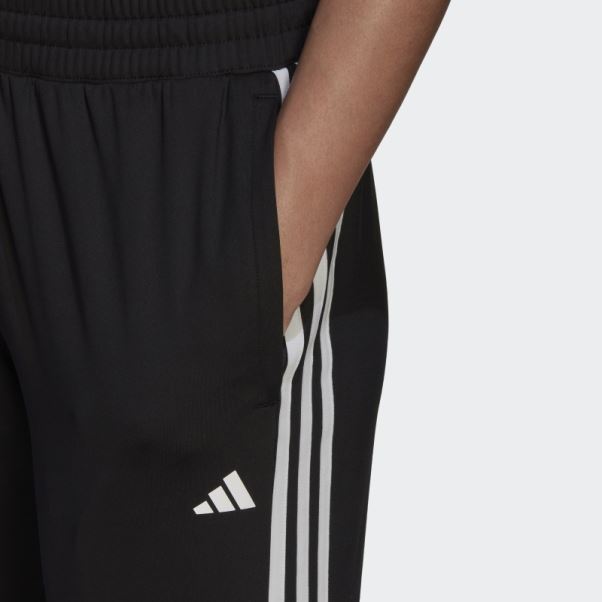 Pantalon Fuselé Adidas Aeroready Made4training 7/8 Knit 3-stripes Noir