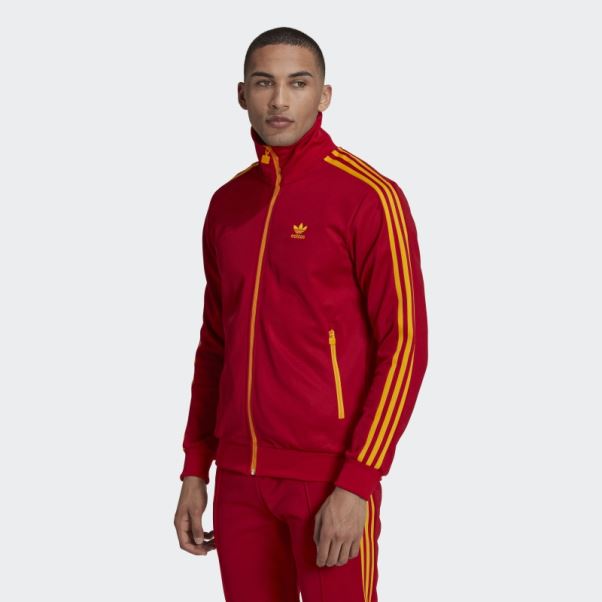 Veste De Survêtement Beckenbauer Rouge Adidas