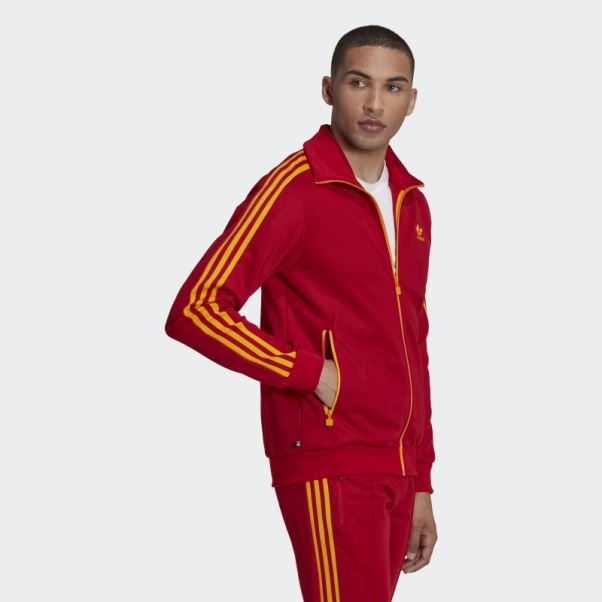 Veste De Survêtement Beckenbauer Adidas Rouge