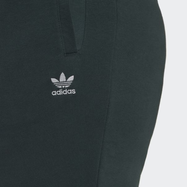 Adidas Adicolor Essentials Pantalon De Jogging Slim Polaire (grande Taille) Vert Minéral