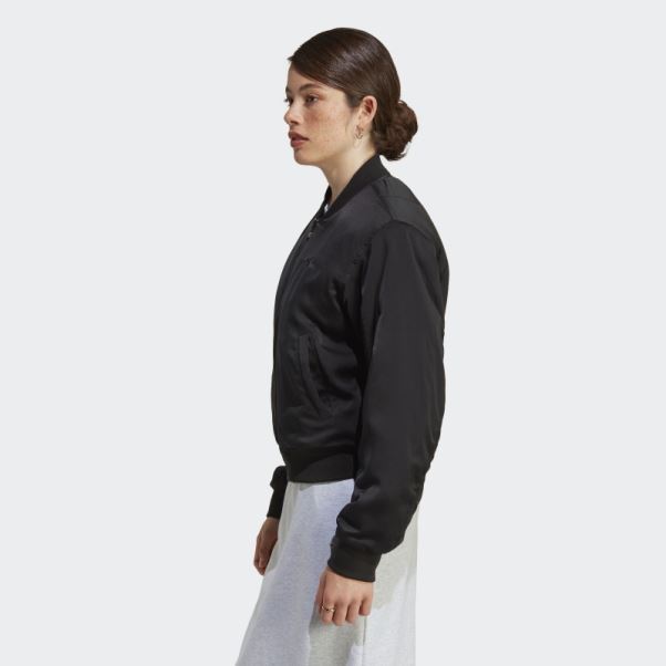 Blouson Aviateur Premium Essentials Adidas Noir Mode