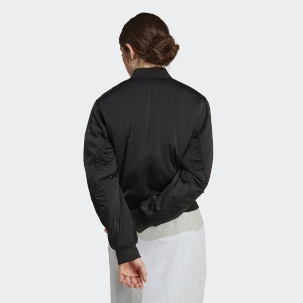 Blouson Aviateur Premium Essentials Adidas Noir Mode