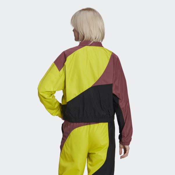 Veste De Survêtement Adidas Adicolor Colorblock Noir