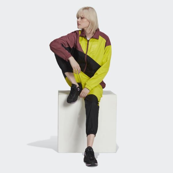 Veste De Survêtement Adidas Adicolor Colorblock Noir