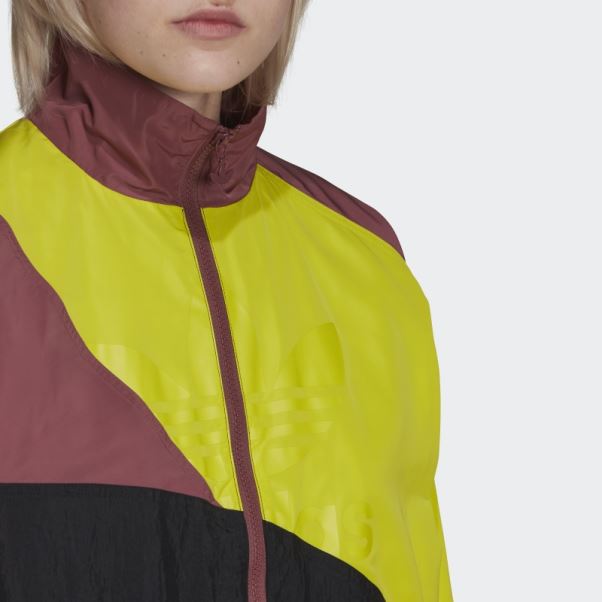 Veste De Survêtement Adidas Adicolor Colorblock Noir