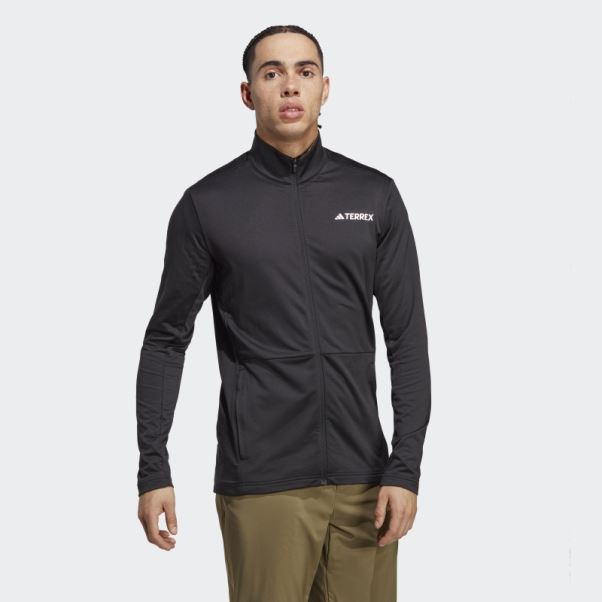 Veste Polaire Adidas Terrex Multi Full-zip Noir